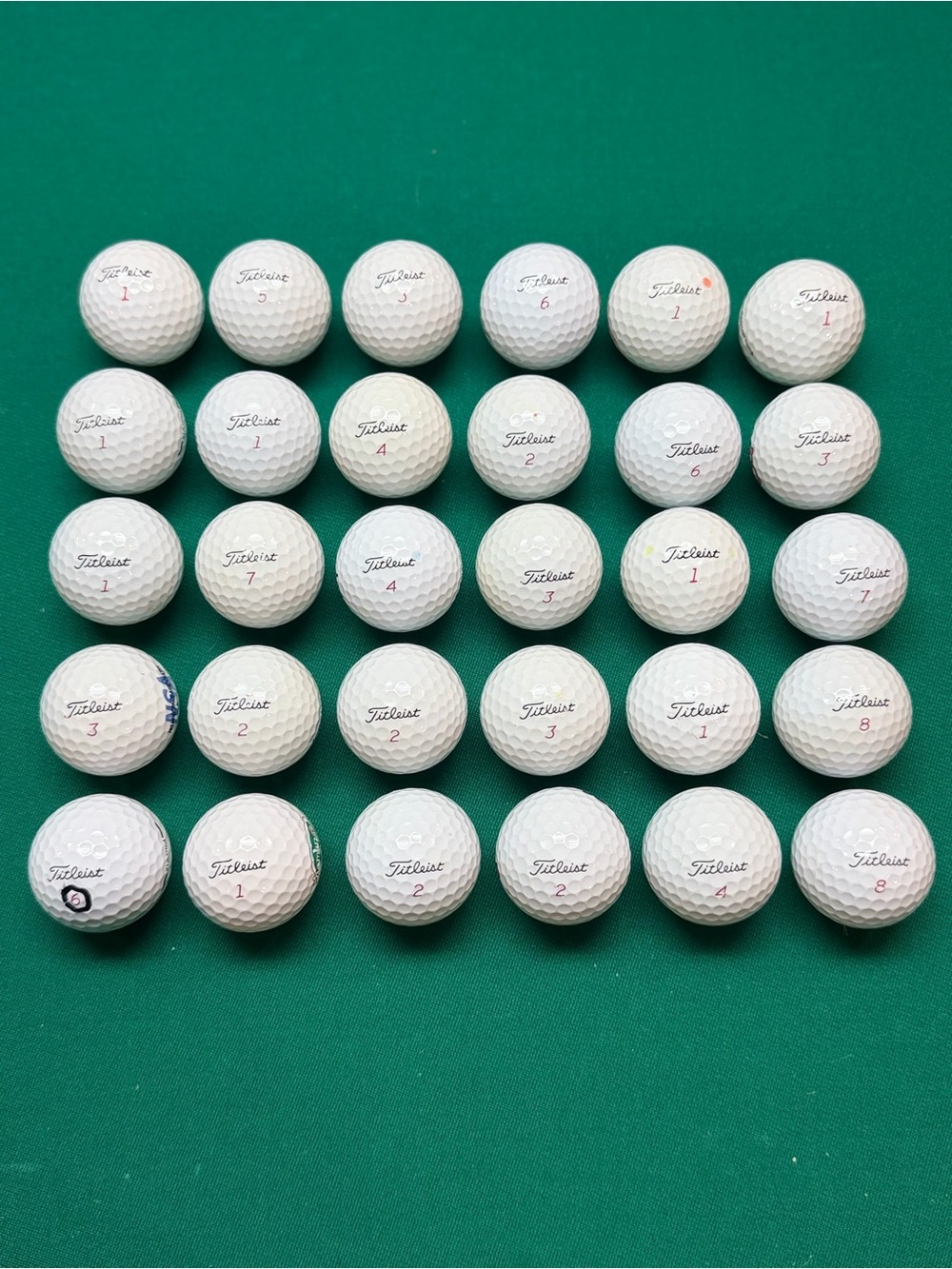 30 Titleist Prov1x - 5A Condition